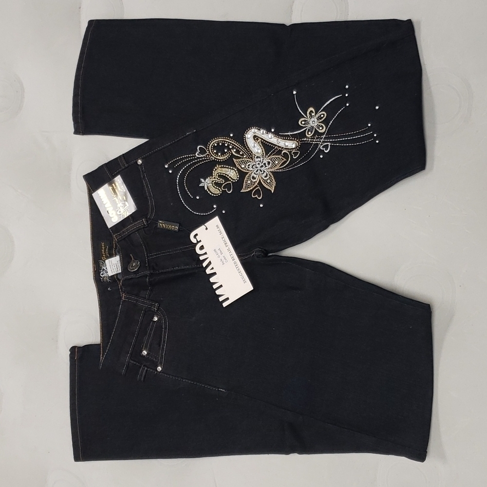 Ingino Wash Stretch Low Rise Straight Leg Jeans